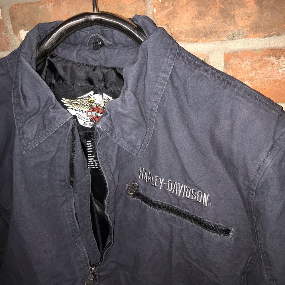 Gray Harley Davidson jacket